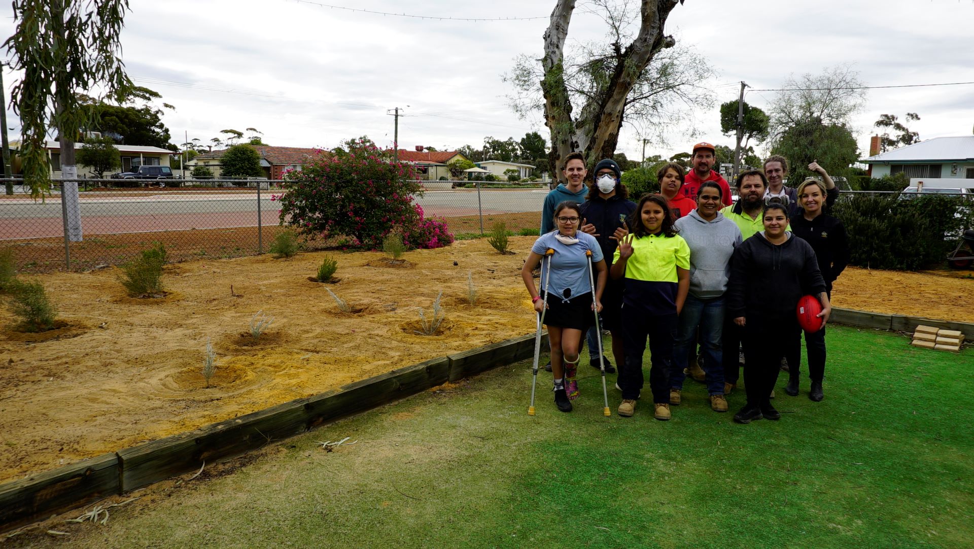 Group photo of the Project Team at the newly transformed KTY Youth Hub