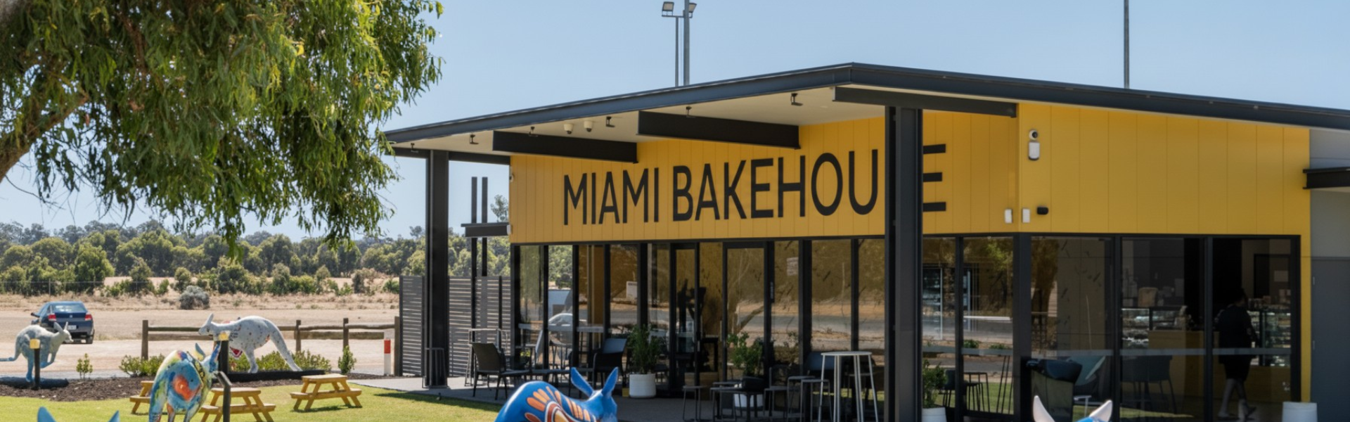 Front view of Miami bakehouse Myalup