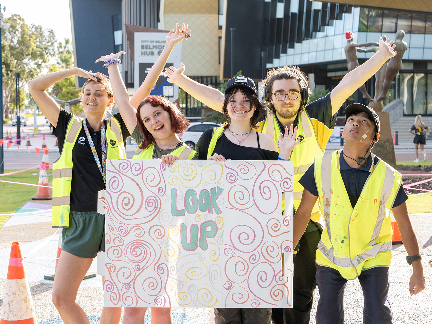 Wright street makeover group photo of participants