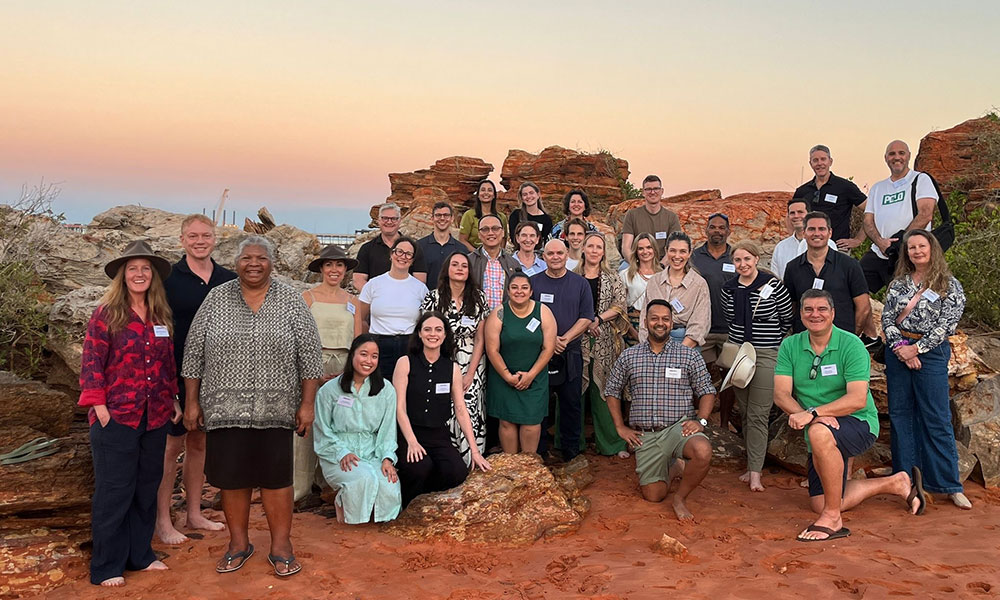 RAC participants on country with Jawun