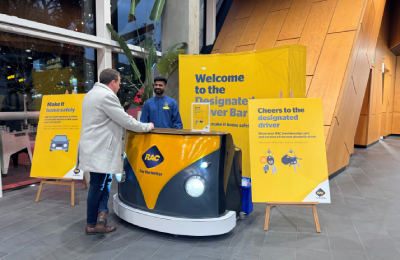 RAC's designated driver bar at RAC Arena