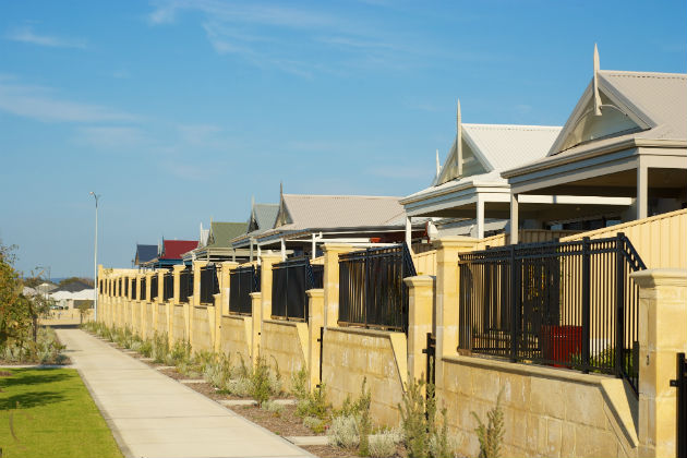 A row of houses in Baldivis