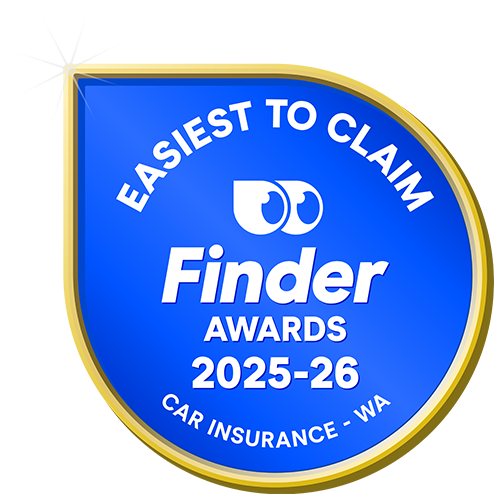 Finder Car Insurance Easiest claim 25-26 badge