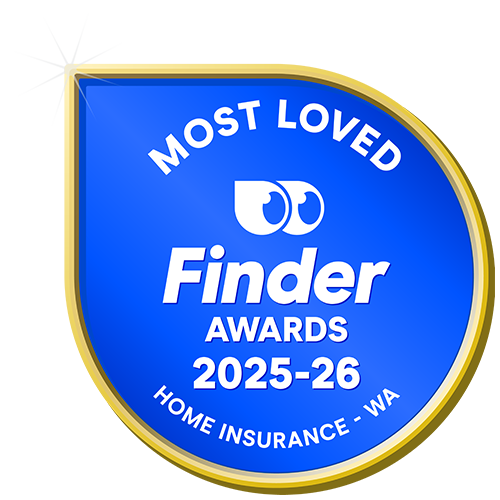 Finder Home Insurance Most loved 25-26 badge