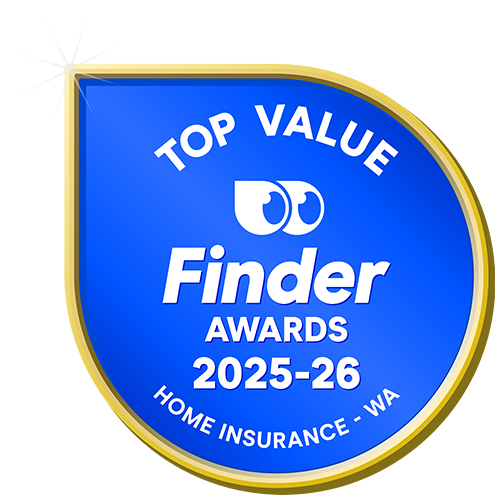Finder Home Insurance Top value 25-26 badge