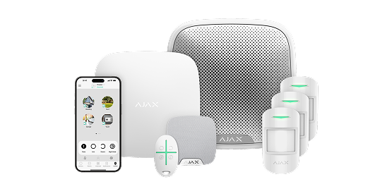 Ajax home alarm system with phone app