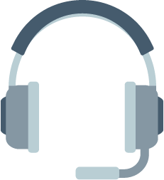 A headphone set with a microphone
