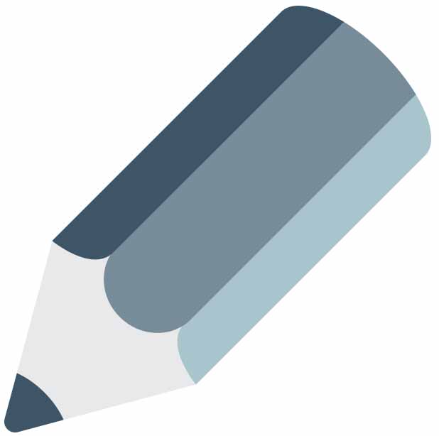 An illustration of a pencil