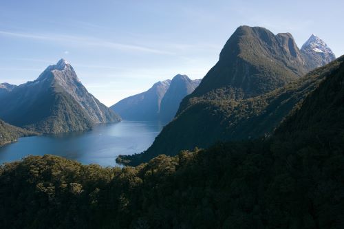 Fiordland National Park in New Zealand 
