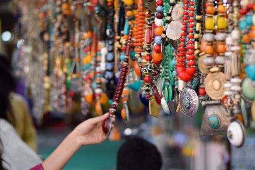Handmade Jewellery in Delhi Haat