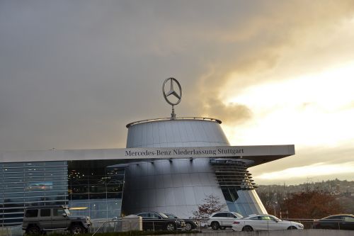 Mercedes Benz Museum in Stuttgart as an example of creative modern architecture.