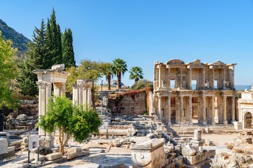 The ancient ruins of Ephesus in Turkey