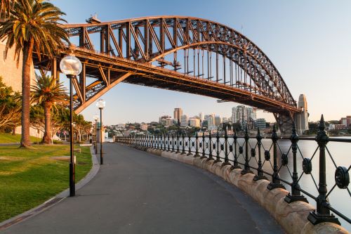 A view of the Sydney Harbour Bridge