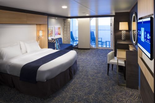 Balcony stateroom aboard Anthem of the Seas